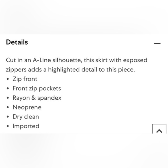 KaufmanFranco Collective Zip A Line Mini Skirt, Navy Blue With Black Trim, Sz. 2 - Picture 14 of 14